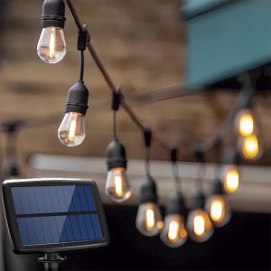 Guirnalda Solar Retro Luz Cálida- 10 metros