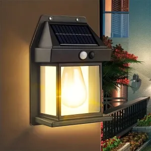 Farol Solar LED Aplique - Luz Cálida