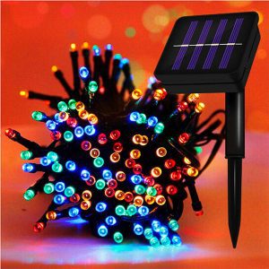 Guirnaldas Solares LED Multicolor - 10 metros