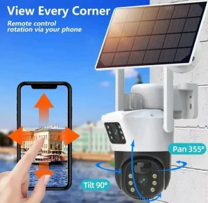 Cámara de Seguridad SOLAR Doble Lente - WIFI